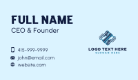 Plumber Pipe Wrench Business Card Design