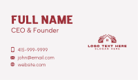 Roof Real Estate Roofing Business Card Design