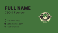 Chainsaw Forest Logger Business Card Image Preview