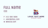 Kid Comic Superhero Business Card Image Preview