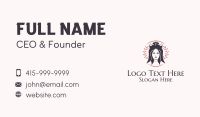 Beauty Queen Pageant  Business Card Design