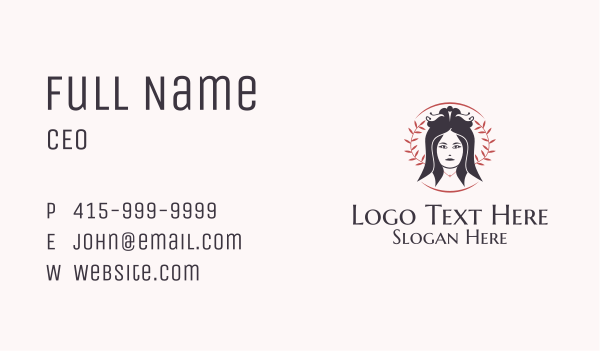 Beauty Queen Pageant  Business Card Design Image Preview