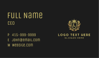 Royal Crown Crest Business Card Image Preview