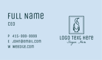 Penguin Picture Frame Business Card Image Preview