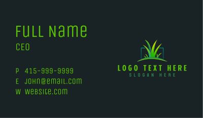 Grass Lawn Greenery Business Card Image Preview