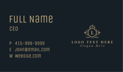 Gold Crown Boutique Business Card Image Preview