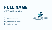 Cleaning Spray Sanitation Business Card Design
