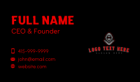 Ninja Warrior Gaming Business Card Preview