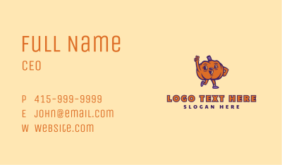 Peace Pumpkin Vegetable Business Card Image Preview