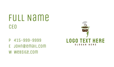 Petrol Fuel Cafe Business Card Image Preview