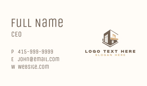 Architecture Real Estate Realty Business Card Design Image Preview