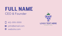 Bubblegum Candy Grape Business Card Preview