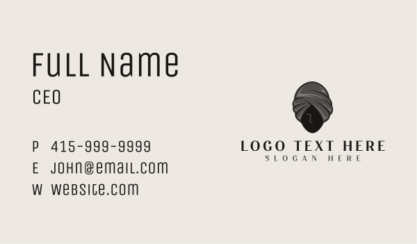 Turban Clothing Headdress Business Card Design Image Preview