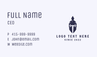 Spartan Dumbbell Crossfit Business Card Image Preview