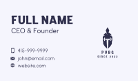 Spartan Dumbbell Crossfit Business Card Image Preview