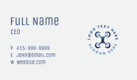 Flying Quadcopter Drone Business Card Image Preview