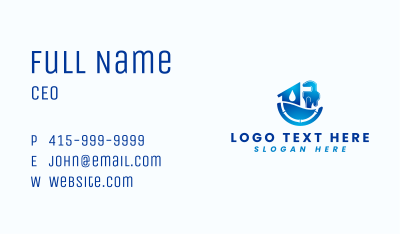 Home Plumbing Wrench Business Card Image Preview