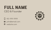 Carpentry Axe Saw Business Card Image Preview