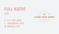Elegant Bakery Wordmark Business Card Image Preview