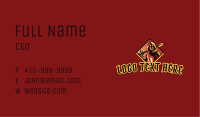 Hood Knight Armor  Business Card Image Preview