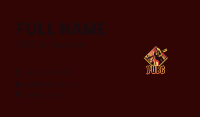 Hood Knight Armor  Business Card Image Preview