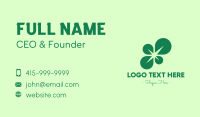 Green Leaf Spark Business Card Image Preview