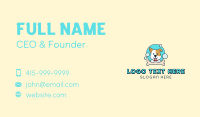 Bubble Bath Dog Business Card Image Preview