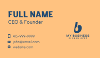 Letter B Restaurant  Business Card Image Preview