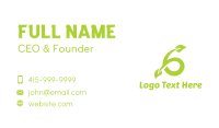 Green Vine Six Business Card Image Preview