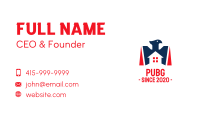 Patriotic Bird House  Business Card Image Preview