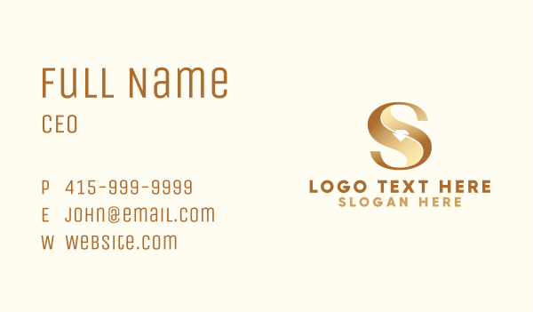 Luxury Diamond Letter S  Business Card Design Image Preview