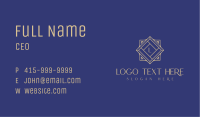 Golden Jewelry Boutique Lettermark  Business Card Image Preview