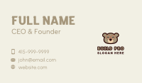 Happy Bear Glasses Business Card Image Preview