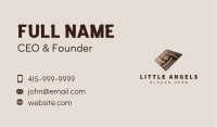 Brown Tile Pattern Business Card Image Preview
