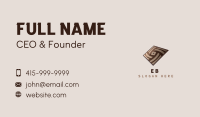 Brown Tile Pattern Business Card Image Preview