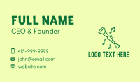 Green Jazz Oboe Business Card Image Preview