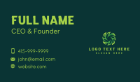 Eco Leaf Gardening Business Card Design