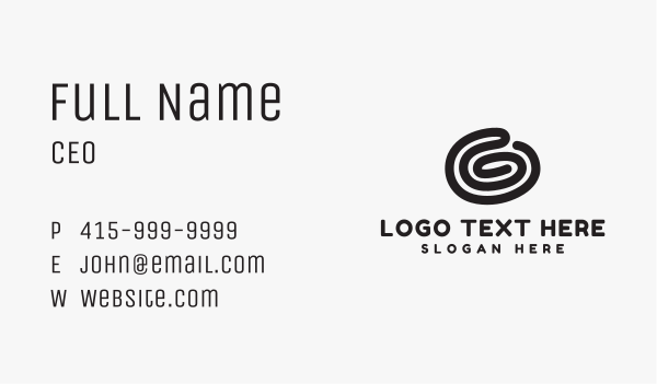 Letter G Multimedia Company Business Card Design Image Preview