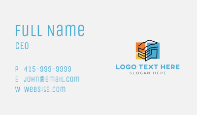Education Study Book Business Card Image Preview
