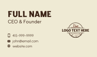Wood Carpentry Planer Business Card Image Preview