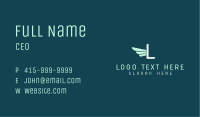 Fast Logistics Lettermark Business Card Image Preview