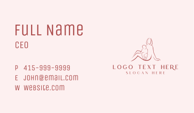 Baby Mother Parenting Business Card Image Preview
