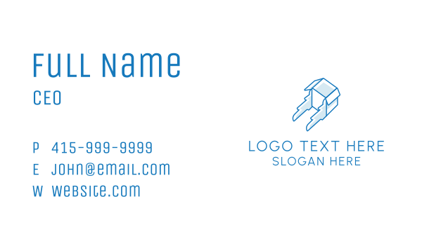 Box Wings Mover Business Card Design Image Preview