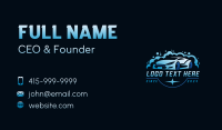 Bubble Car Wash Business Card Image Preview