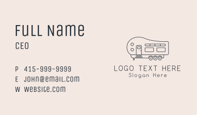 Trailer House Truck Business Card Image Preview