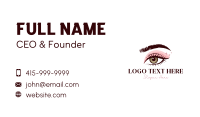 Eye Beauty Cosmetics Business Card Preview