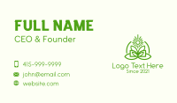 Green Ecology Plant  Business Card Design