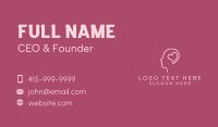 Mental Health Heart Therapist Business Card Design