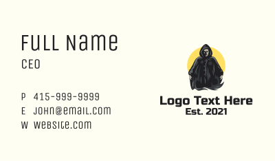 Raincoat Man Character Business Card Image Preview