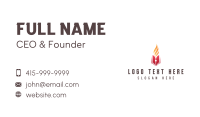 Flame Book Story Writer Business Card Image Preview